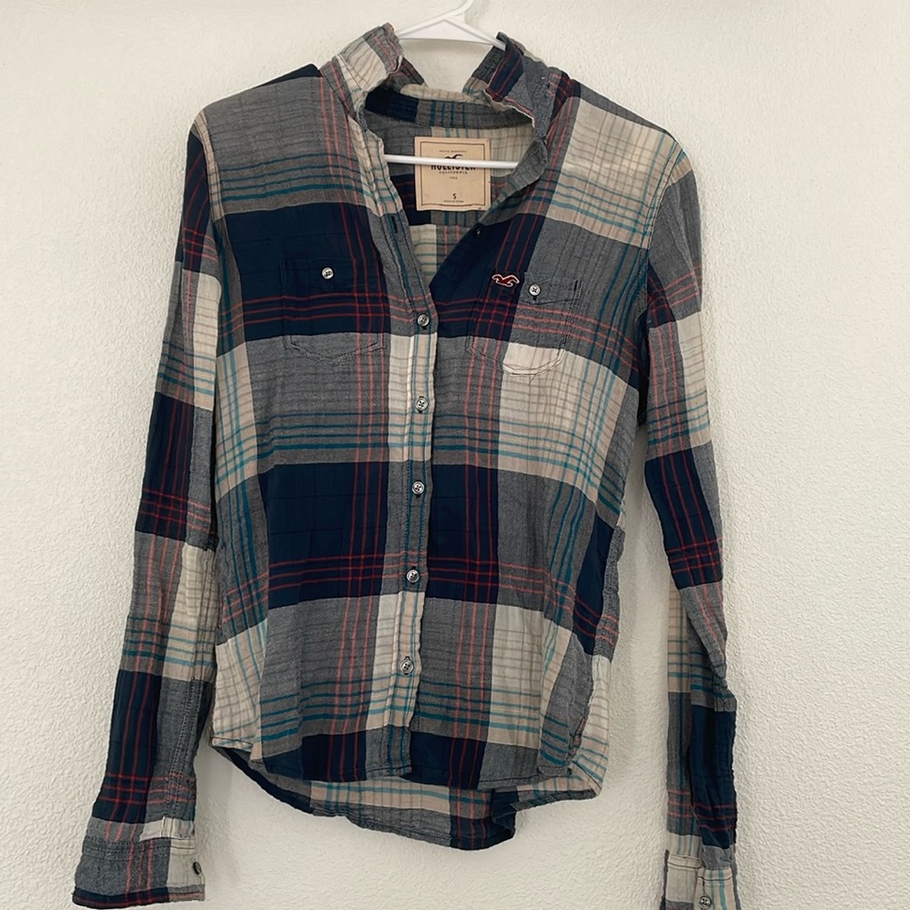 Hollister plaid  shirt